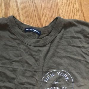 Brandy Green crop top